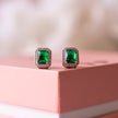 Aretes baño de oro con Zirconia