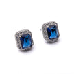 Aretes baño de oro con Zirconia
