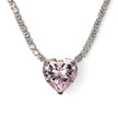 Collar Tennis con corte corazón
