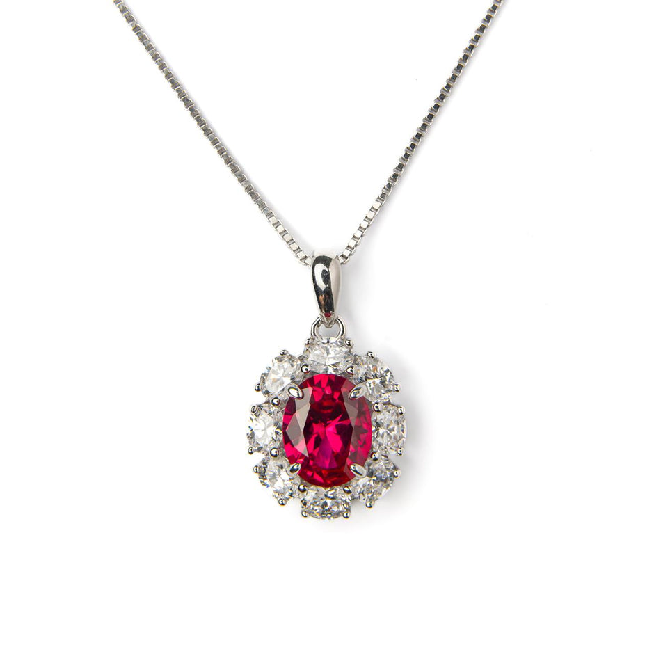 Juego de aretes y dije con piedras semipreciosas