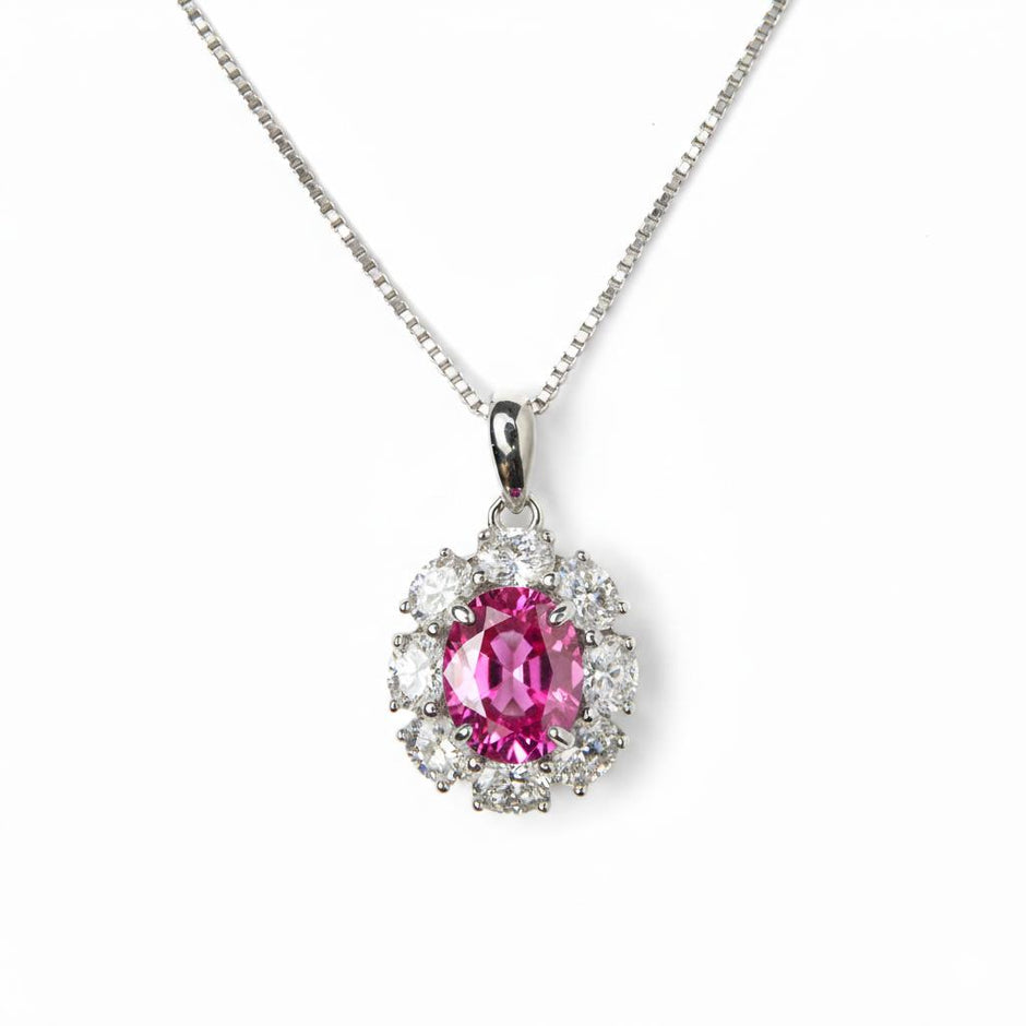 Juego de aretes y dije con piedras semipreciosas