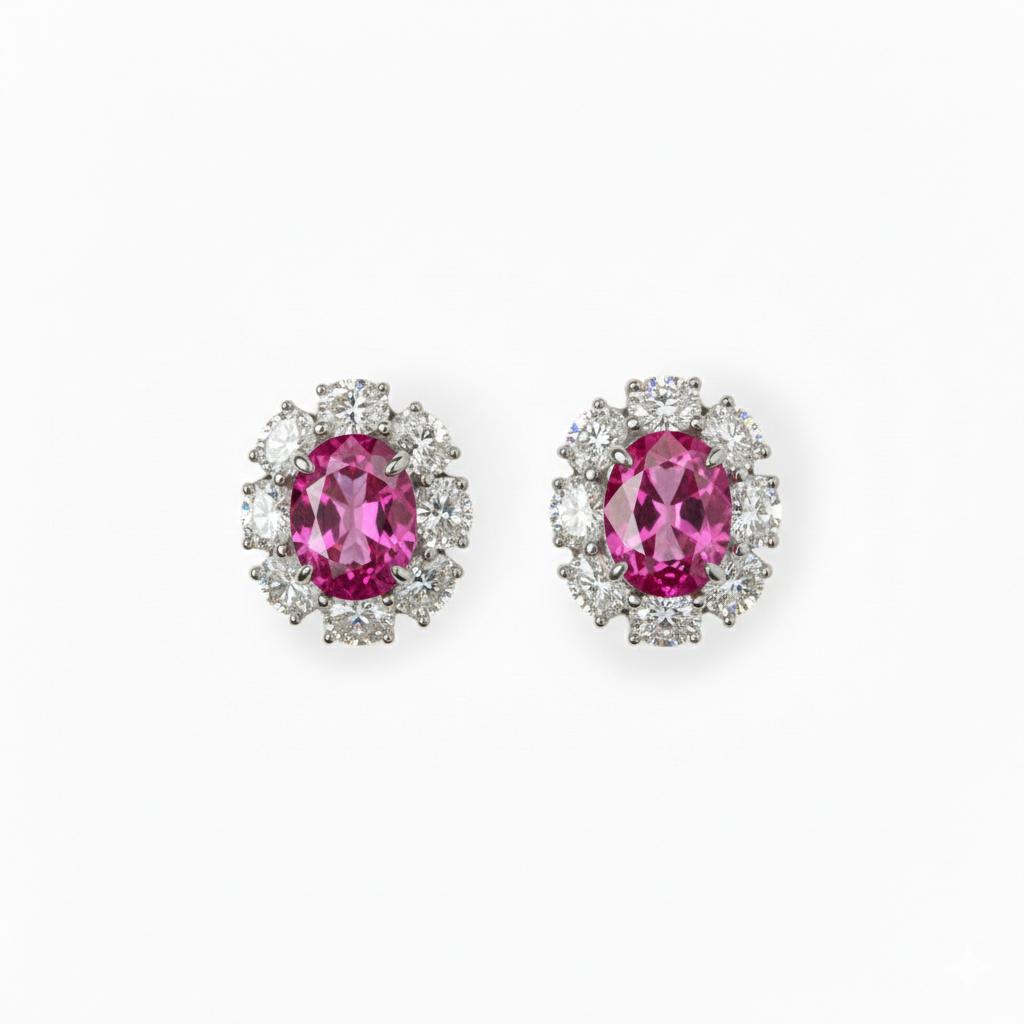 Juego de aretes y dije con piedras semipreciosas