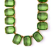 Collar de cristales octagonales