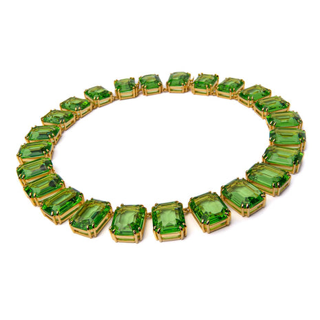 Collar de cristales octagonales