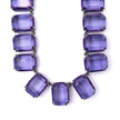 Collar de cristales octagonales