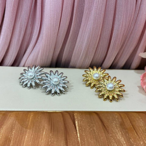 Aretes de acero inoxidable Margarita