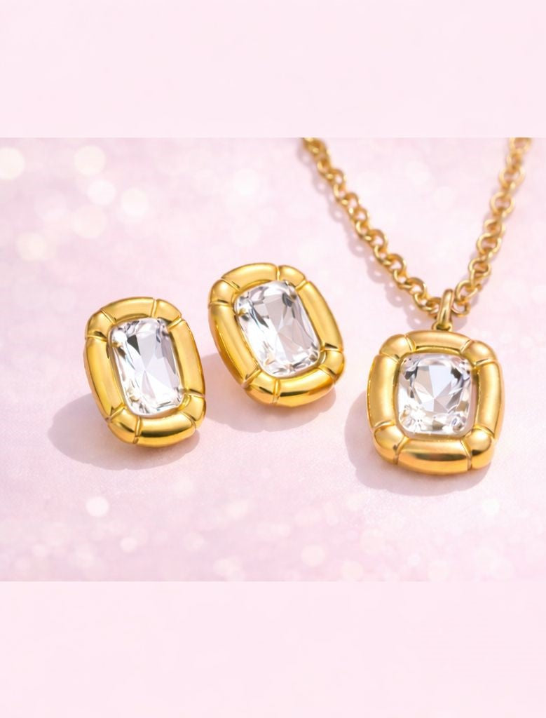 Set de joyería en acero inoxidable