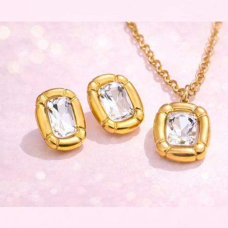 Set de joyería en acero inoxidable